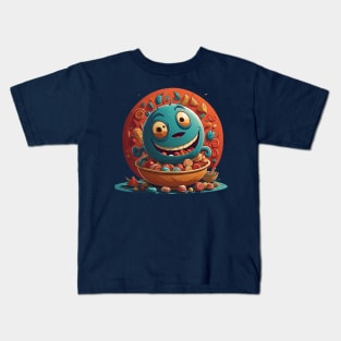 Crazy candy monster Kids T-Shirt